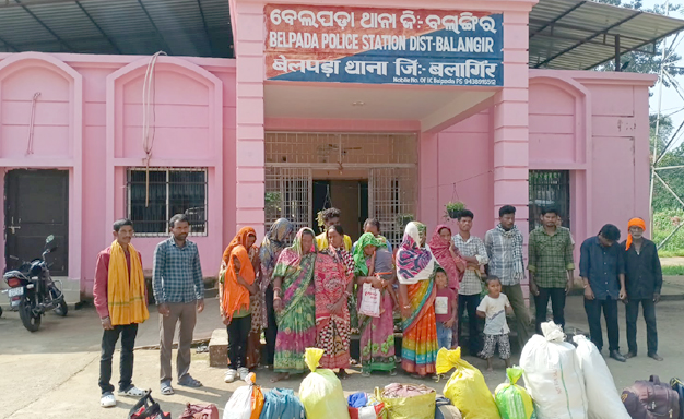 ୧୬ ଦାଦନ ଶ୍ରମିକ ଉଦ୍ଧାର Rescued migrant workers