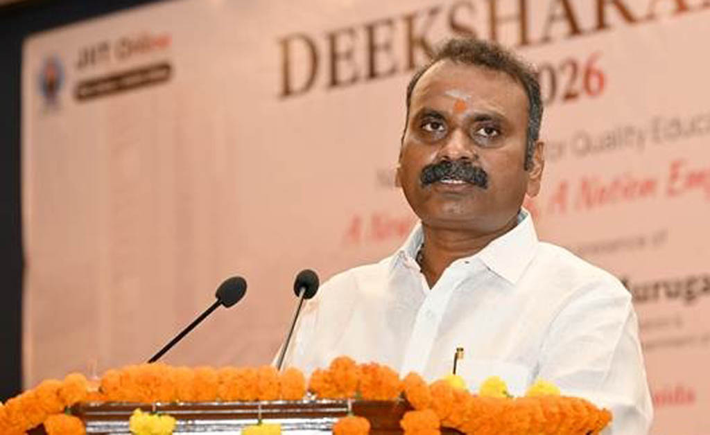 ବିକଶିତ ଭାରତ @ ୨୦୪୭ ଦିଗରେ ନେତୃତ୍ୱ ନେବାକୁ ଯୁବପିଢ଼ିଙ୍କୁ କେନ୍ଦ୍ର ମନ୍ତ୍ରୀଙ୍କ ଆହ୍ୱାନ Dr. L. Murugan Calls Upon Youth to Lead India’s Journey Towards Viksit Bharat @ 2047
