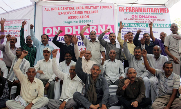 Ex-CPMF welfare association demands martyr status, OROP to paramilitary forces