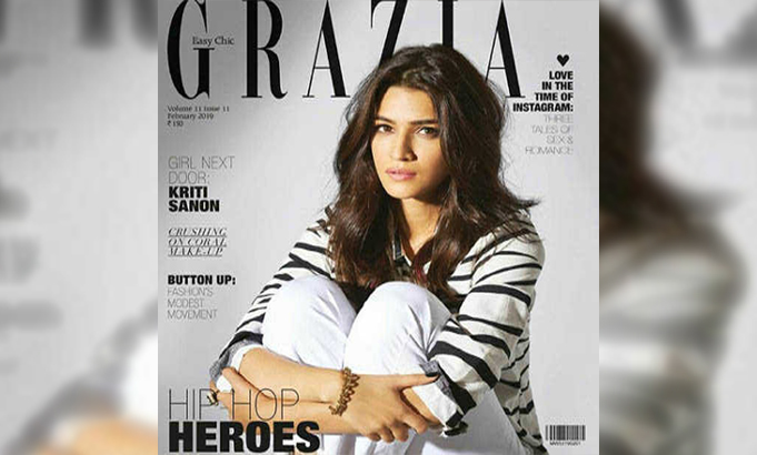 Kriti Sanon sports chic look in Feb issue of Grazia - The Samikhsya