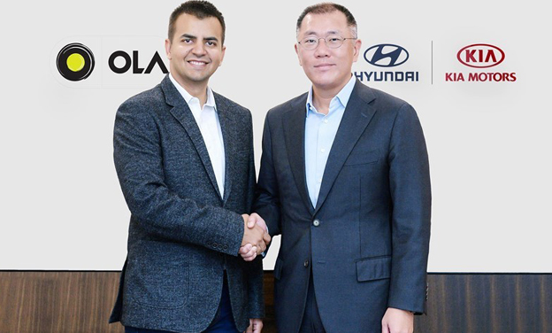 Hyundai and Kia Invest $300m in India’s largest mobility service Provider Ola