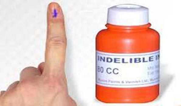 Indelible ink - indelible mark of democracy!