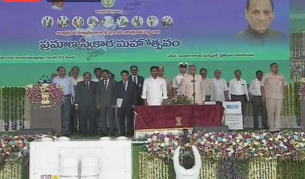Jagan Reddy sworn-in as Andhra Pradesh CM