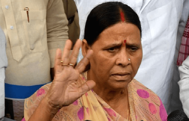 Rabri Devi asks whether ‘recovery of EVMs from around strong rooms a part of pre-determined process