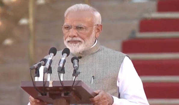 Narendra Modi sworn in as Prime Minister