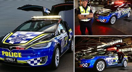 Australia's 1st all-electric police car hits the road, a landmark step