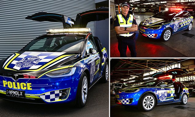 Australia's 1st all-electric police car hits the road, a landmark step