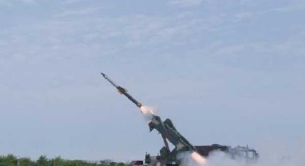 Syrian air defenses respond to missile attack