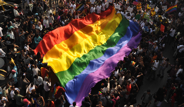 Mumbai: Members of the LGBT (Lesbian, Gay, Bisexual, and Transgender) participate in Queer Pride Parade in Mumbai on Feb. 2, 2019. (Photo: IANS)