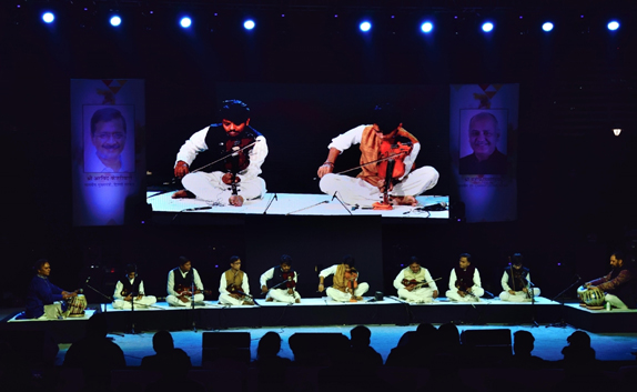 New Delhi: Artistes perform during the 9th edition of the Youth Festival at Central Park in New Delhi on Dec 6, 2019. (Photo: IANS)