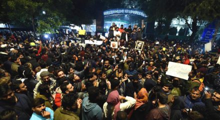 IIT-B, TISS students come out in support of Jamia, AMU