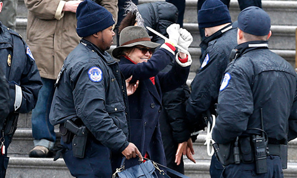 Sally Field arrested at Jane Fonda's climate protest