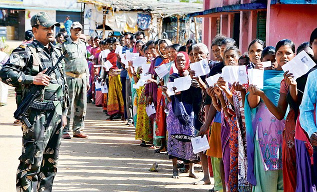 13.05% voting till 9 a.m. in Jharkhand third phase polls