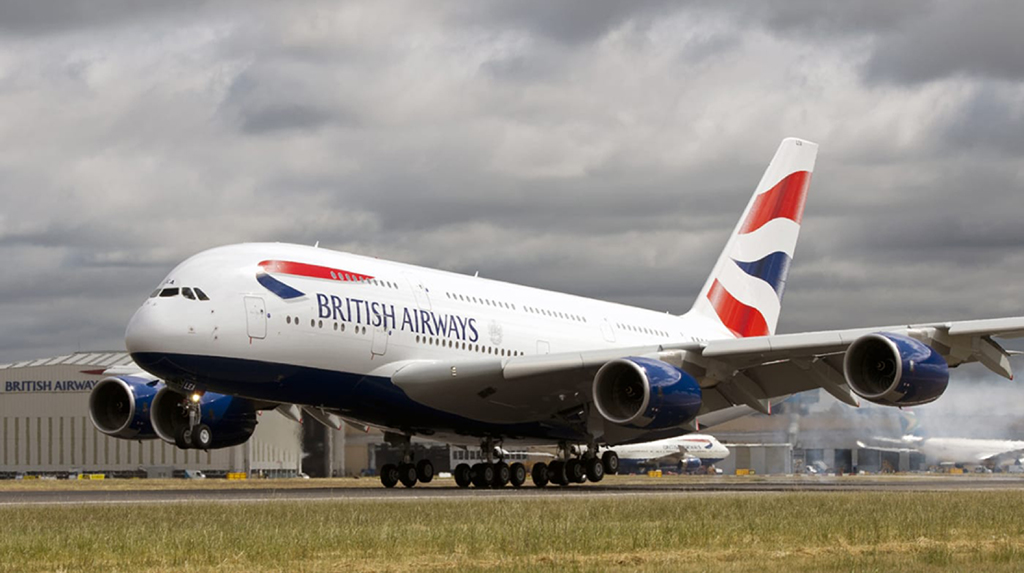 British Airways suspends flight bookings to China