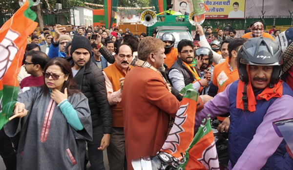BJP bike rally in Delhi to kick-start poll campaign