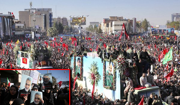 35 killed in stampede during Soleimani's funeral procession