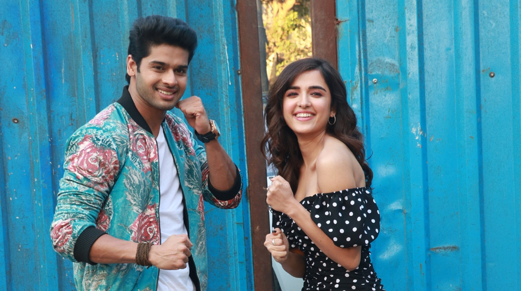 Mumbai: Actors Abhimanyu Dassani and Shirley Setia during the promotions of their upcoming film "Nikamma" on the sets of reality television show Bigg Boss 13, in Mumbai on Feb 7, 2020. (Photo: IANS)