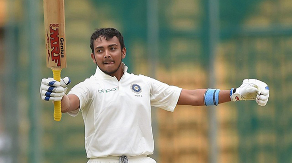 Prithvi to open for India in ODIs, confirms Kohli