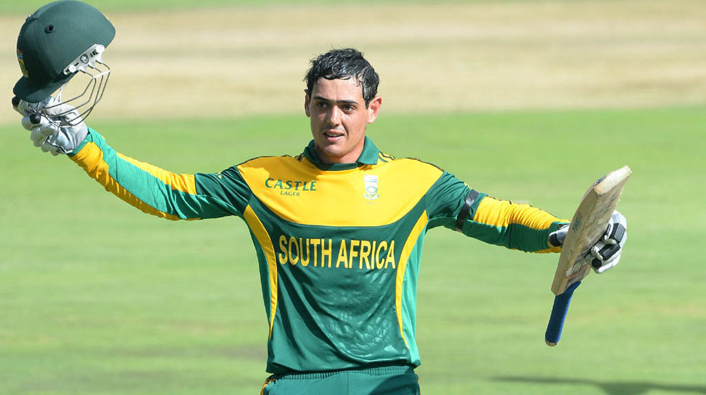 Quinton de Kock hits quickest 50 for SA in T20Is