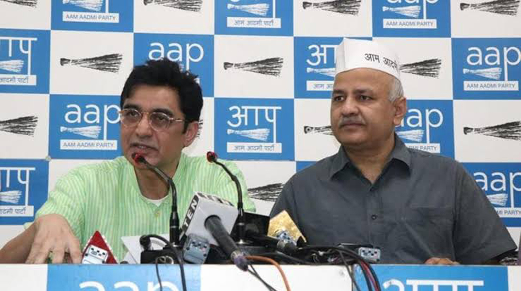 AAP attacks Shah for law & order situation in Delhi