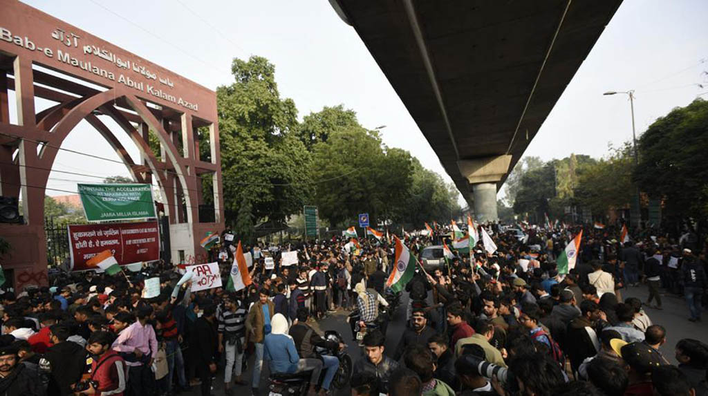 Jamia students march to Parliament