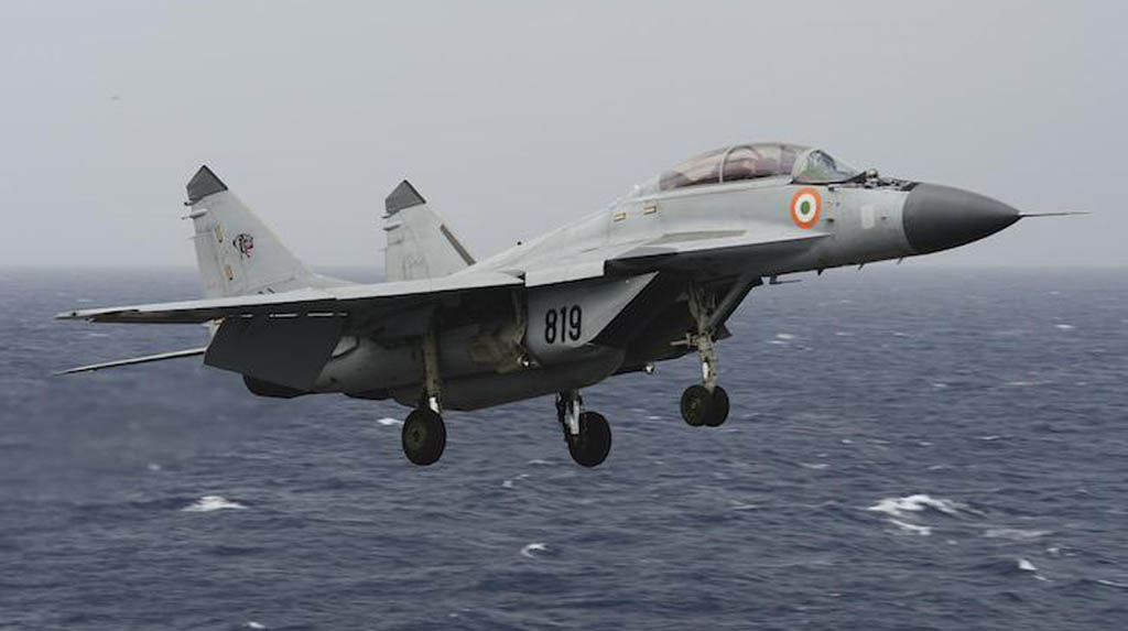 MiG-29K crashes off Goa, pilot safe: Indian Navy