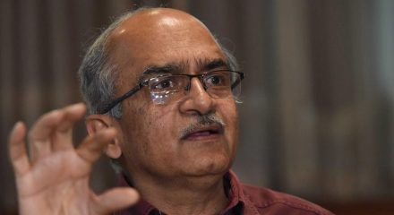 Bhushan 2009 contempt case referred to another bench