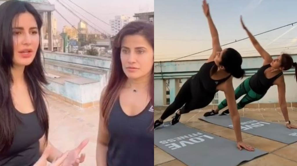 Lockdown diaries: Katrina Kaif works out as her sister Isabelle films