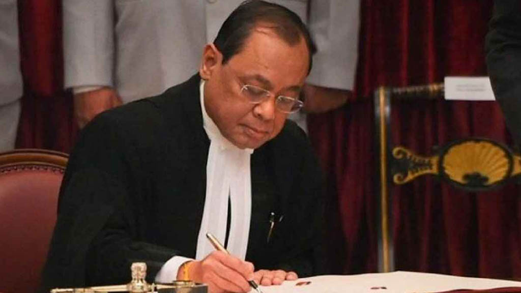 Ex-CJI Ranjan Gogoi takes oath as RS MP amid protests