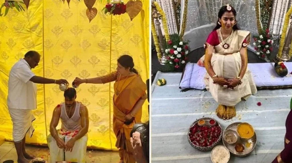 Nikhil Kumaraswamy weds at farmhouse amid lockdown