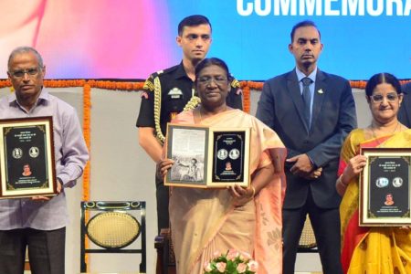 N T Rama Rao: President releases commemorative coin