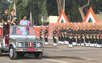 President's Colour to Armed Force