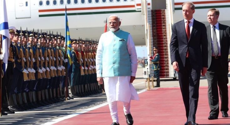 PM Modi in Moscow