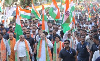 Tiranga Yatra in Ahmedabad