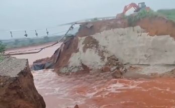 Vedanta Red Mud Pond Collapsed