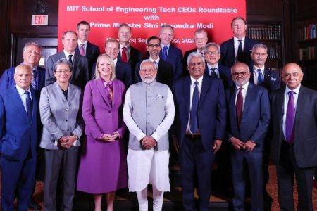 PM Modi In New York: Attends the CEOs Roundtable