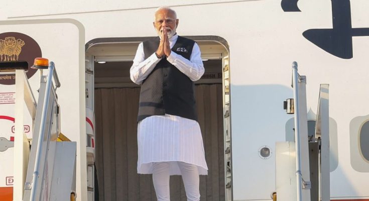 PM Modi Heads to Laos