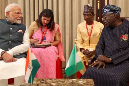 PM Modi in Nigeria: holds official talks with President Mr. Tinubu