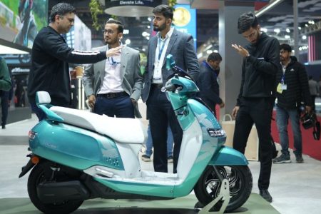 TVS Motor Showcases Future Mobility at Bharat Expo 2025