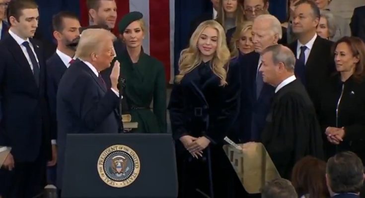 Donald Trump Sworn in