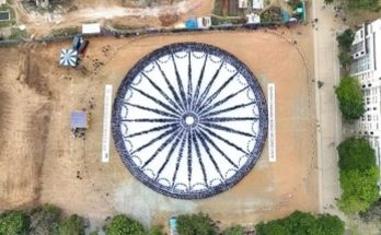 Largest Human Ashoka Chakra