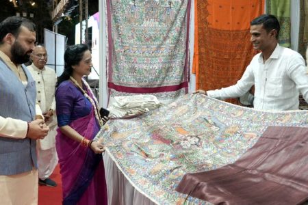 Special Khadi Exhibition inaugurated at ‘Khadi and Village Industries Bhawan