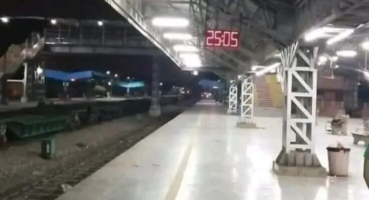 Indian Railways Digital Clock