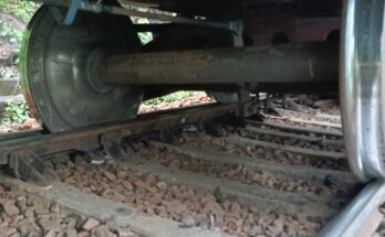 Goods Train Derails
