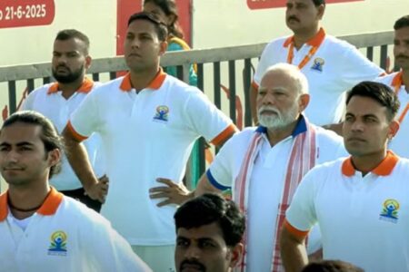 International Yoga Day 2025: PM Modi Leads Celebrations, Addresses Gathering