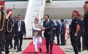 Modi Arrives In Cyprus