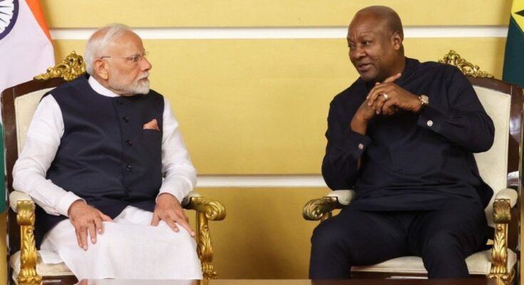 PM Modi in Ghana