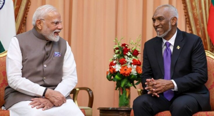 India Maldives Sign MoU
