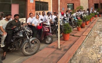 AIIA Organises Bike Rally