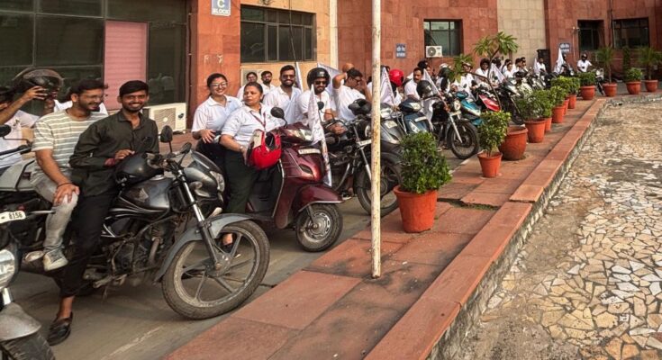 AIIA Organises Bike Rally